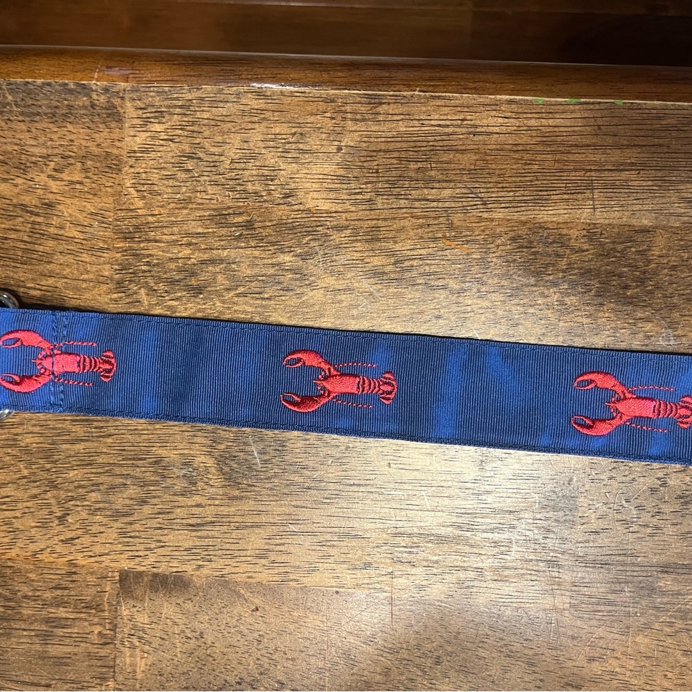 Vineyard Vines Lobster Fabric Belt Size M - Picture 4 of 4